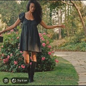 DOEN Sarria Dress in Black NWOT